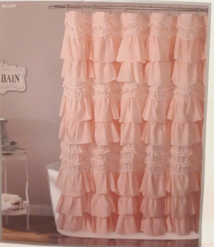 Shower curtain lush pink decor - lush,