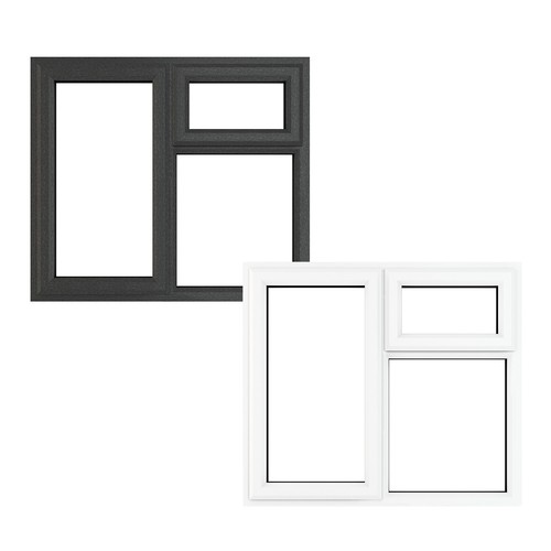 Pvc triple glazed - glazed, left