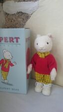 Steiff 653568 Rupert Bear Series White Alpaca Limited Edition