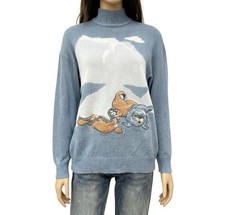 Womens Vintage 80s Jumper Seal