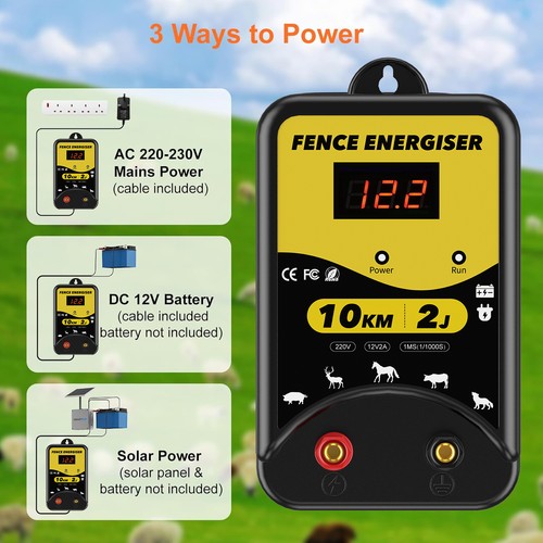 Electric fence energiser - electric,