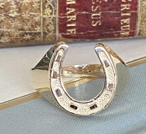 Gents 9ct gold lucky - gents,
