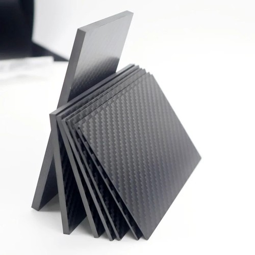 Carbon fiber plate 125x75mm - carbon,