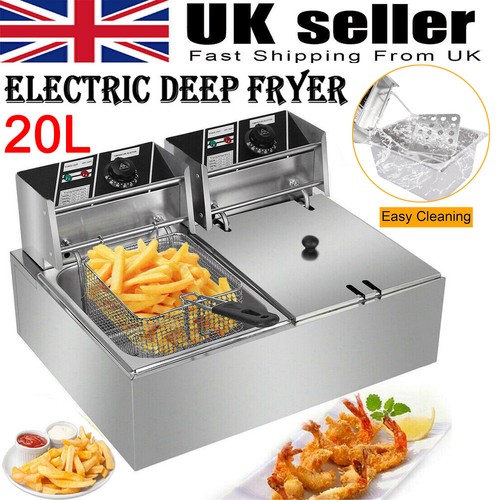 Large 20l electric deep - electric, fryer