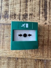 Ressetable Emergency Release Call Point Green Break Glass