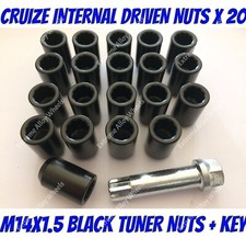 Alloy wheel nuts - blk, x
