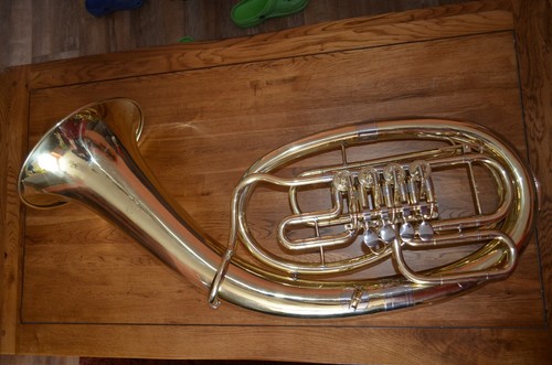Amati rotary valved euphonium - rotary-valved,