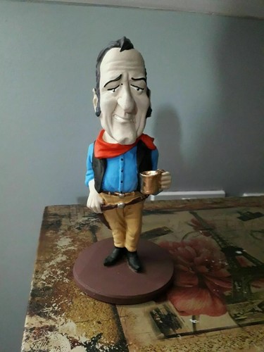 John wayne rare resin figure - resin,