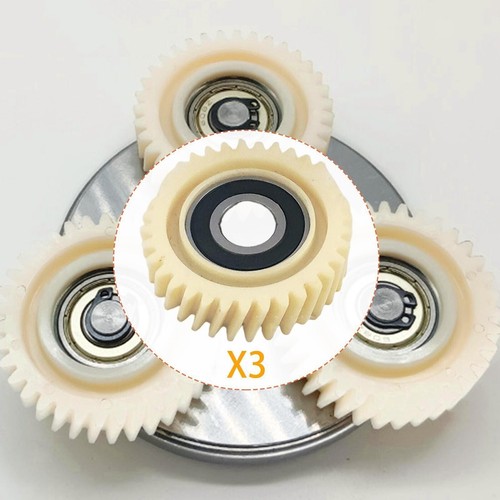 Nylon motor gear piece fits - motor, 3