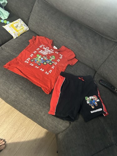 Boys girls red mario - boys,