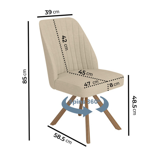 Set beige upholstered - of,