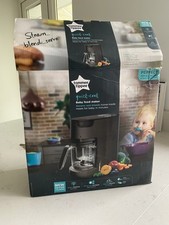 Tommee Tippee Quick Cook Baby Food Steamer and Blender Black Baby Food Maker UK