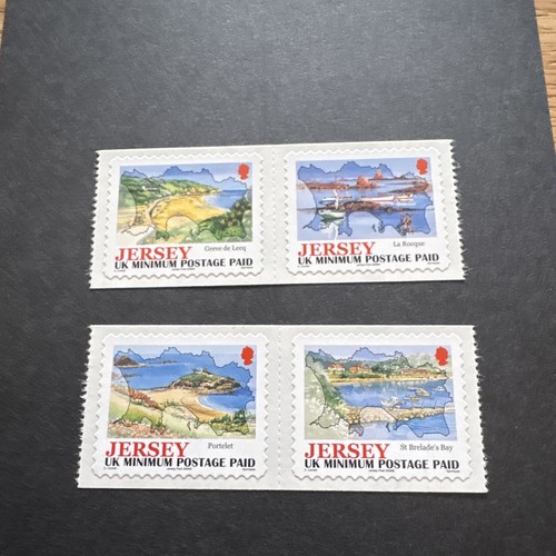 Postage stamp set jersey - jersey, uk