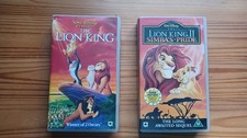 The Lion King 1 & 2 VHS - Walt