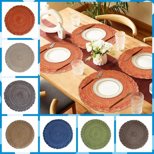 38cm woven placemats - woven,