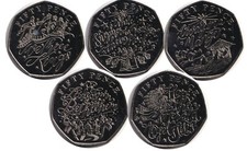 Brilliant Uncirculated 50p Coins CHRISTMAS CAROLS 2020 Choose Coin