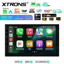 XTRONS Double Din 7" Android 14 8+256GB Car Stereo GPS Radio Head Unit CarPlay