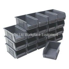 NEW Quality British Made Plastic Parts Storage Bins 20 x Size 2 - Colour Choice
