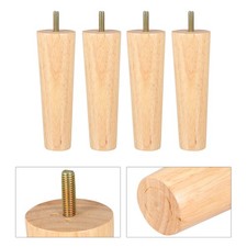 4 Pcs Wooden Solid Wood