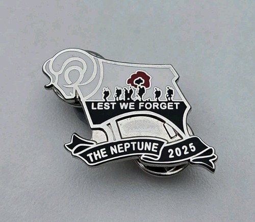 Derby county vintage pin - county, badge