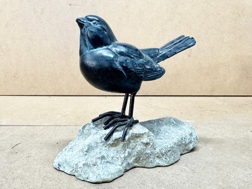 Vintage bronze finish bird - vintage,