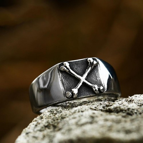 Men crossbones stainless - crossbones,