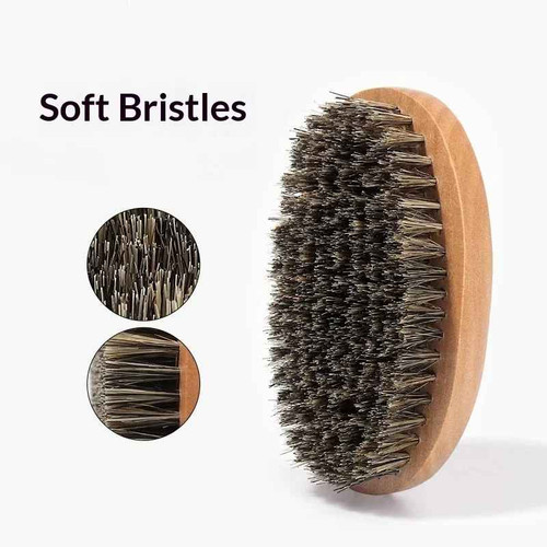 Men boar bristle hair brush - boar,