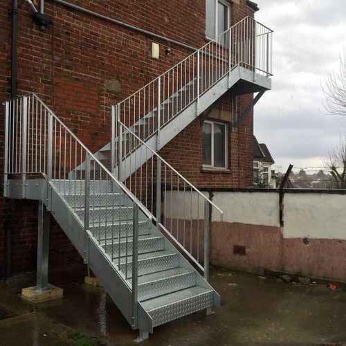 External fire escape - , staircase