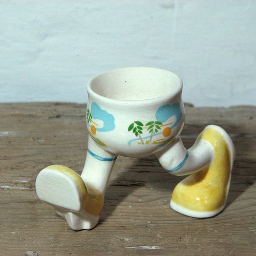 Walking ware egg cup - ware, carlton