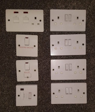 8 SOCKETS, 4 double gang, WASHING MASHINE, BOILER, COOKER, ELECTRICAL RRP £50