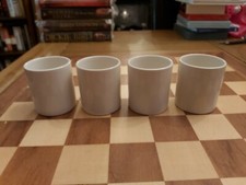 4 x Dudson Ceramic Plain White