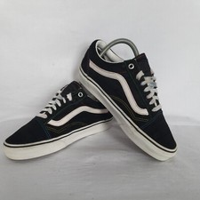 Vans UK 6 Black White Rainbow
