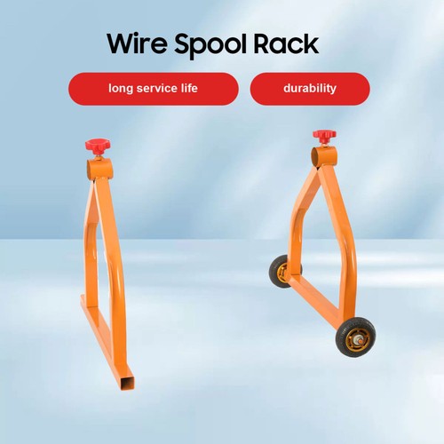 Wire spool rack in - to,
