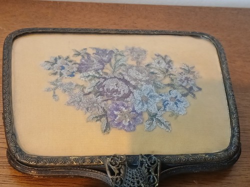 Vintage handheld vanity - vanity, mirror