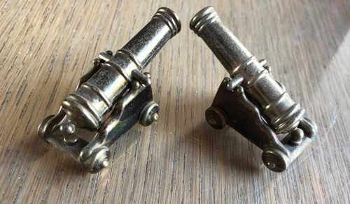 Pair miniature brass - of,