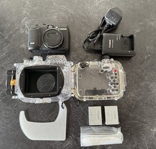 Canon G16 Powershot Compact Digital Camera, 40m Dive Housing and Accessories