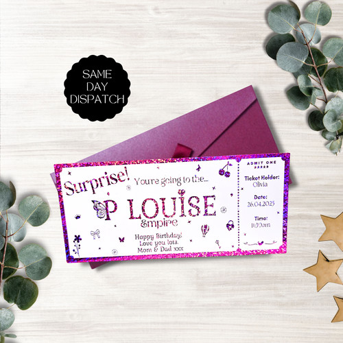 Personalised foiled louise - personalised, p