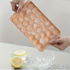 1PC Ice Cube Tray – Polished Dustproof Round Grid Ice Ball Mold | Small-Sized Fo