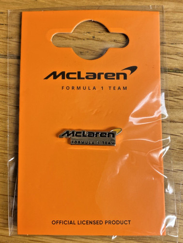 Mclaren logo pin badge - mclaren, f1