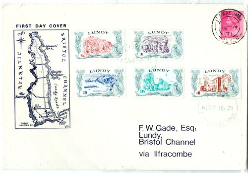 Lundy island 1971 qeii - lundy,