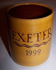 HARRY JUNIPER BIDEFORD STUDIO POTTERY EXETER 1999 MUG DEVON