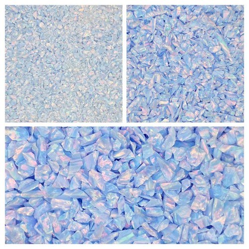 Crushed opal cornflower blue - opal, blue/