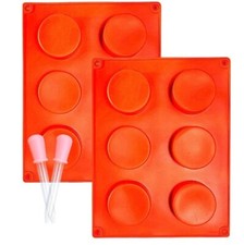 2 Pcs Silicone Chocolate Covered Oreo Candymelt Mold Foodsafe