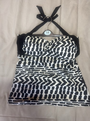 Halter neck tankini top - neck,