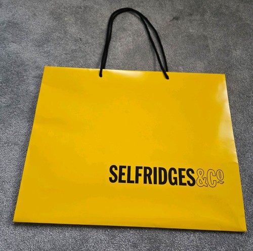 Selfridges yellow large empty - selfridges,