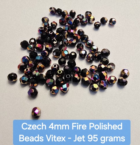 Czech 4mm fire polished - polished, beads