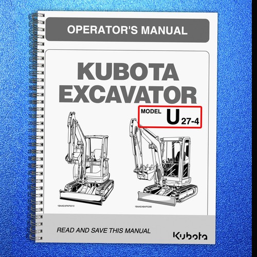 Kubota u27 excavator - kubota,