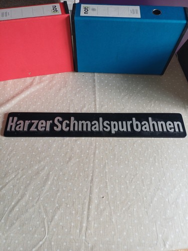 Cast iron german - railway, sign