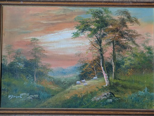 Mid 20th original oil - c,