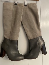 Next Grey Leather And Suede